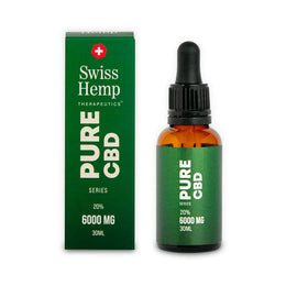 CBD PURE kanapių aliejus Swiss Hemp 20%