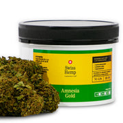 CBD kanapių žiedai Amnesia Gold Swis Hemp 10%