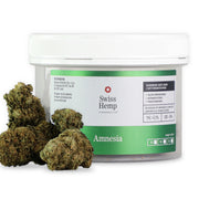 CBD kanapių žiedai Amnesia Swis Hemp 10%
