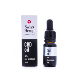 CBD kanapių aliejus Swiss Hemp 40%