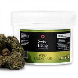 CBD kanapių žiedai Super Lemon Haze Swis Hemp 10%